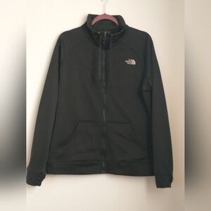 The North Face black fleece lined zip sweatshirt jacket XL